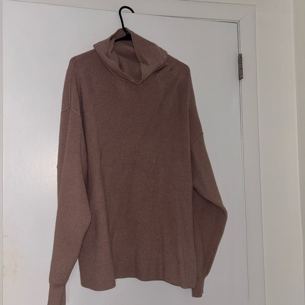 Free People Pink Neutral Mauve Sweater